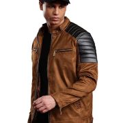 mens suede sheepskin jacket