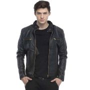 shearling jacket biker
