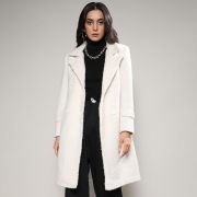 shearling long coat