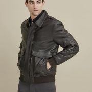 sheep skin leather jacket