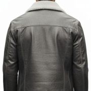sherpa leather jacket mens