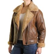 Tan Sheepskin Jacket