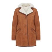 Tan Sheepskin Coat Women
