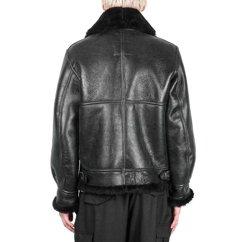 Classic B3 Sheepskin Leather Bomber Jacket