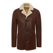 Dark Brown Sheepskin Coat