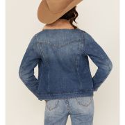 Denim Sheepskin Jacket Womens