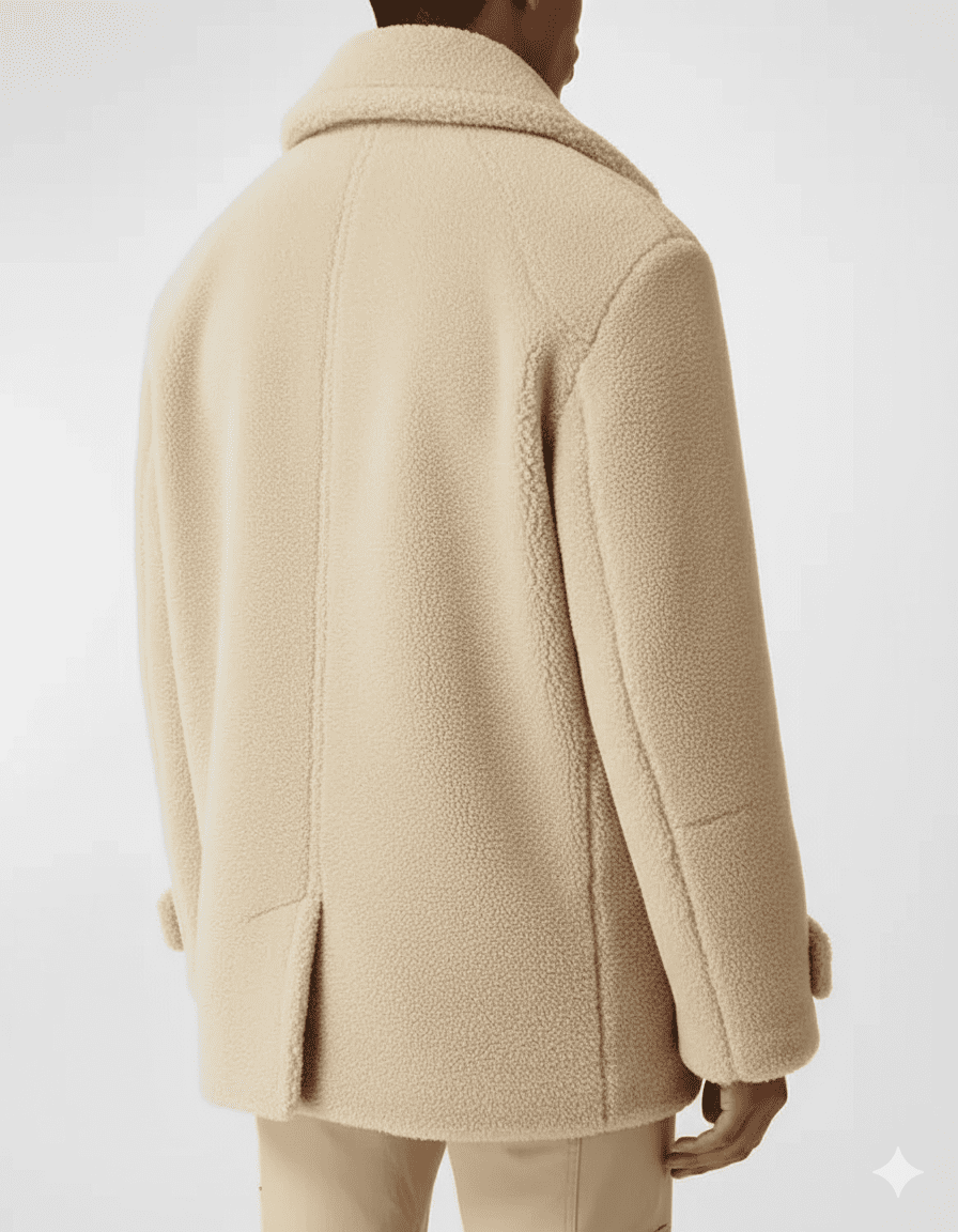 Burberry Sheepskin Coat Mens