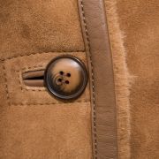 Ladies Tan Sheepskin Coat