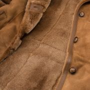 Ladies Tan Sheepskin Coat