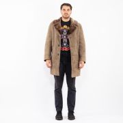 Trapper Leather Sheepskin Coat