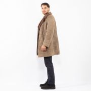 Trapper Leather Sheepskin Coat