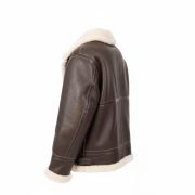 aviator bomber jacket b3 real shearling sheepskin leather