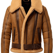 b3 flight jacket sheepskin aviator fur
