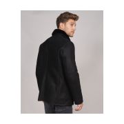 Black Suede Sheepskin Jacket