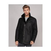 black suede sheepskin jacket