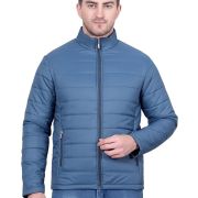blue sheepskin jacket