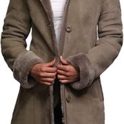 Dark Sheepskin Coat