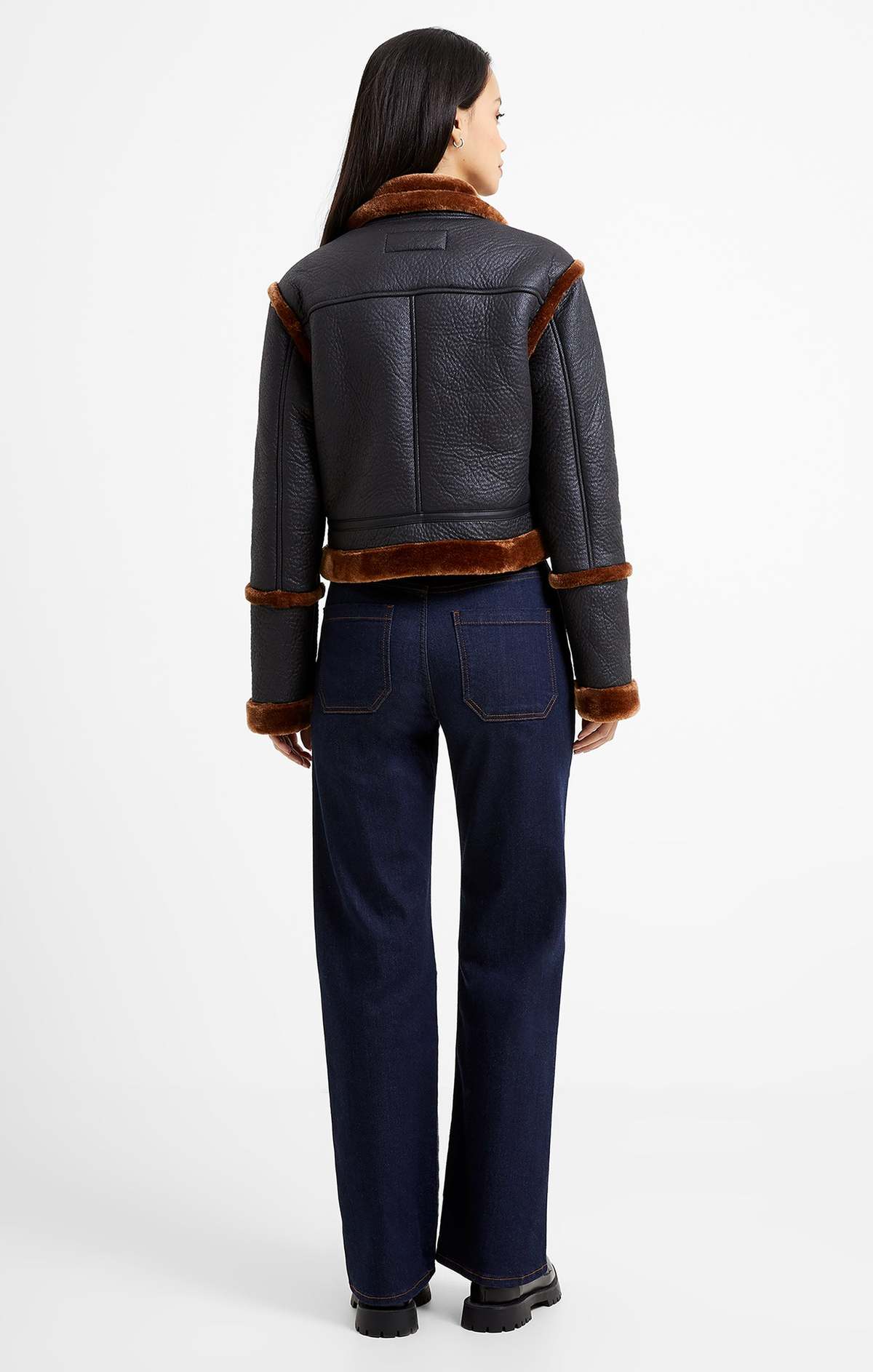 French Connection Sheepskin Jacket