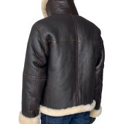 genuine sheepskin aviator jacket