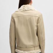 hugo boss sheepskin jacket