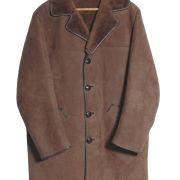 mens vintage sheepskin coat