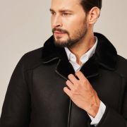 mens winter coats sheepskin