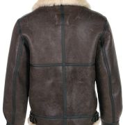 real sheepskin leather jacket