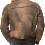 sheepskin flight jacket mens