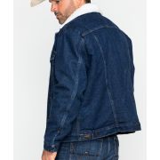 sheepskin lined jean jacket