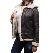 sheepskin shearling leather jacket
