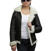 sheepskin shearling leather jacket