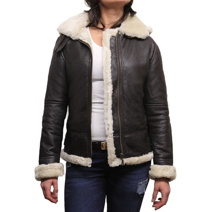 Sheepskin Shearling Leather Jacket
