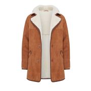 Tan Sheepskin Coat Women