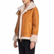Brown Sheepskin Jacket Women