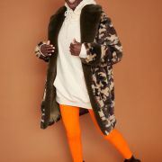 Camo Sheepskin Coat