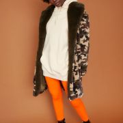 Camo Sheepskin Coat