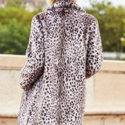 Cheetah Sheepskin Coat