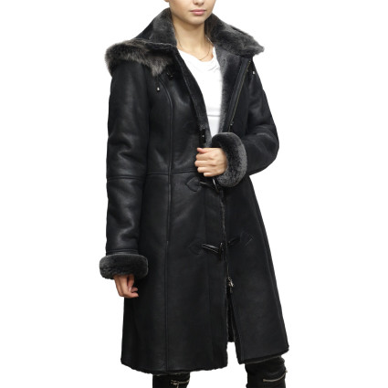 Coat Sheepskin Womens Jacket