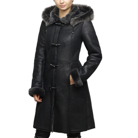 Coat Sheepskin Womens Jacket