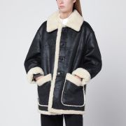 Diesel Leather Sheepskin Coat