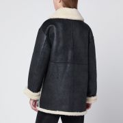 Diesel Leather Sheepskin Coat
