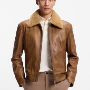 Boss Sheepskin Leather Jackets