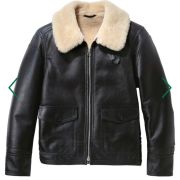 B3 RAF Black Mens Bomber Flying Jacket