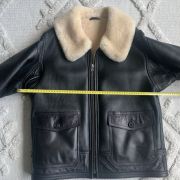 B3 RAF Black Mens Bomber Flying Jacket