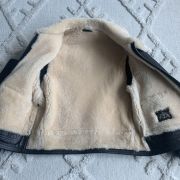 B3 RAF Black Mens Bomber Flying Jacket