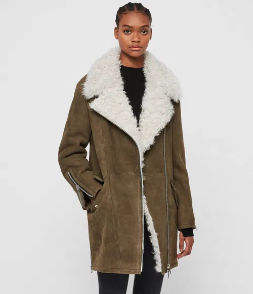 AllSaints Sheepskin Coat