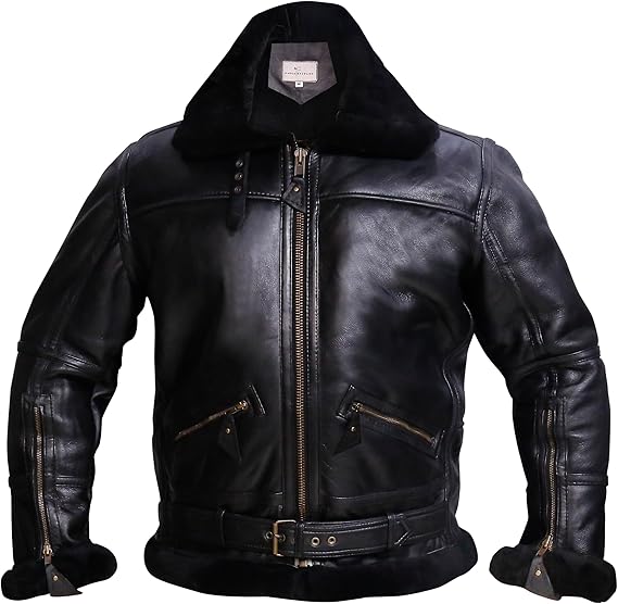 Aviator Jacket Mens Sheepskin