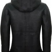 Black Leather Sheepskins Jacket