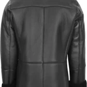 Black Mens Shearling Jacket