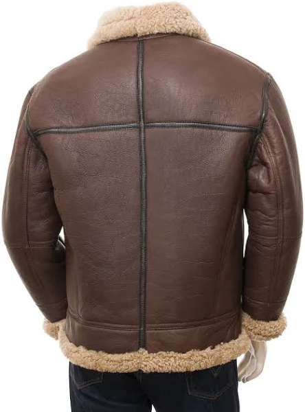 Sheepskin Aviator Jacket Mens